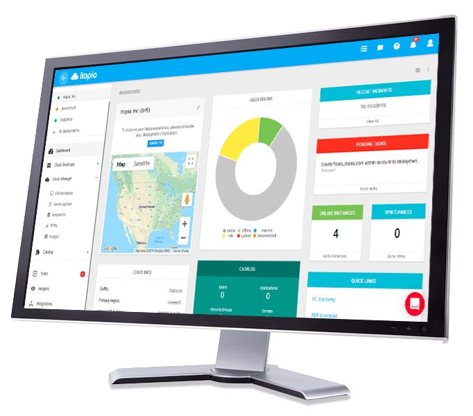 itopia CAS Dashboard